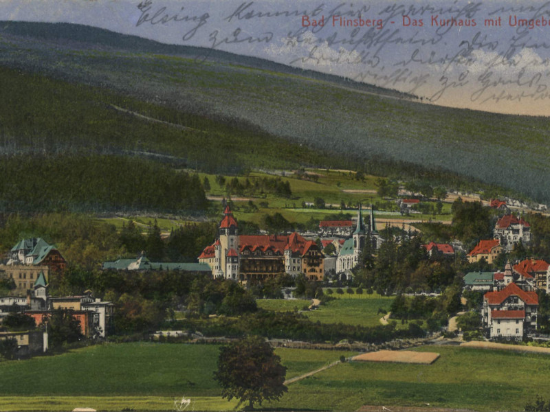 panorama na  Świeradów-Zdrój Bad Flinsberg 1919