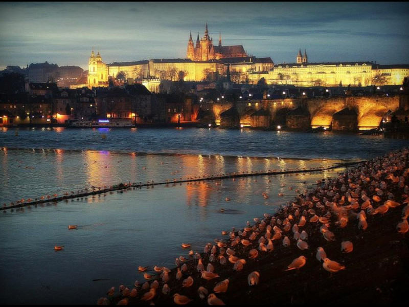 Praga nocą